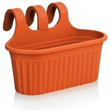 Ζαρντινιέρα Κρεμαστή Camellia Terracotta 38.2x26.7x25.3cm 6.5L Serinova - 8680648628471