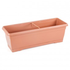 Ζαρντινιέρα Villa Με Πιάτο Terracotta 52x19.5x17.5cm 10L Serinova - 8698644482324