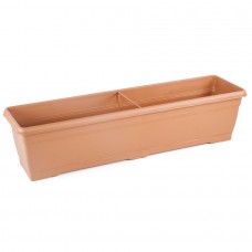 Ζαρντινιέρα Villa Με Πιάτο Terracotta 72x19.5x17.5cm 14L Serinova - 8698644482331