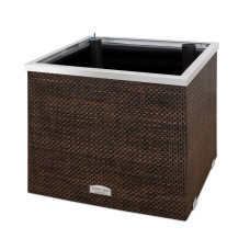 Γλάστρα Rattan Ανοιχτό Γκρι 50x50x43cm Rattanart - SG03710RD17