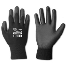 Γάντια Νιτριλίου Pure Black Μαύρα No09 Bradas - RWPBC09