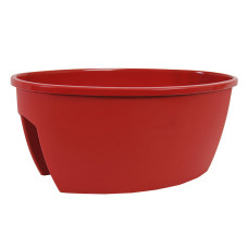 Ζαρντινιέρα Safir Balcony Κόκκινη 59x36x25cm 22.5L Serinova - 8680648607278